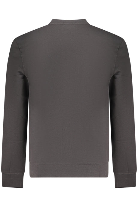 CALVIN KLEIN MEN'S BLACK ZIP-UP SWEATSHIRT
