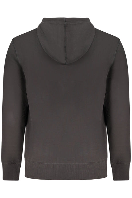 CALVIN KLEIN MEN'S BLACK ZIP-UP SWEATSHIRT