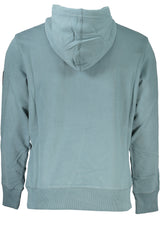 CALVIN KLEIN MEN'S GREEN ZIPLESS SWEATSHIRT