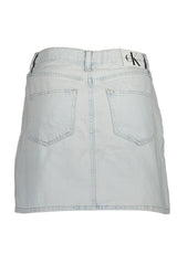 CALVIN KLEIN WOMEN'S LIGHT BLUE SHORT SKIRT