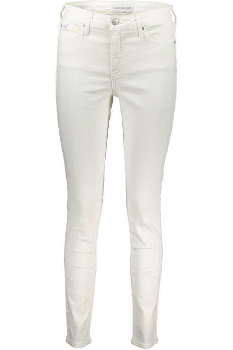 CALVIN KLEIN WOMEN'S DENIM JEANS WHITE