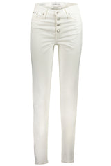 CALVIN KLEIN WOMEN'S DENIM JEANS WHITE