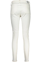 CALVIN KLEIN WOMEN'S DENIM JEANS WHITE