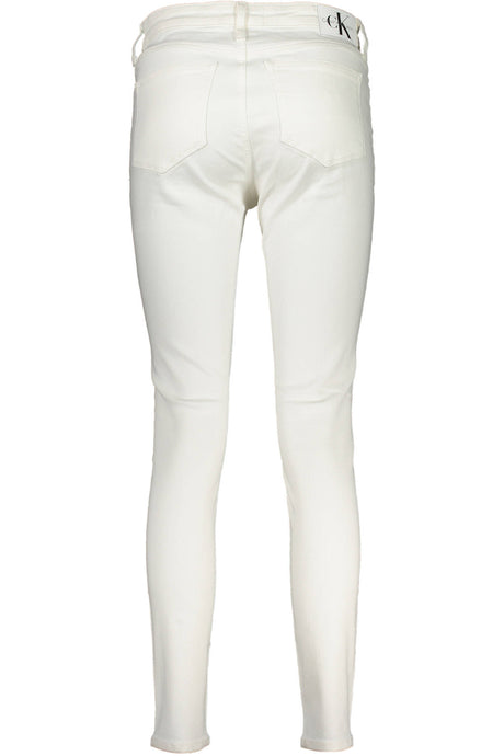 CALVIN KLEIN WOMEN'S DENIM JEANS WHITE