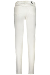 CALVIN KLEIN WOMEN'S DENIM JEANS WHITE