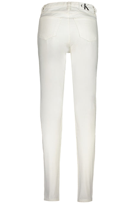 CALVIN KLEIN WOMEN'S DENIM JEANS WHITE