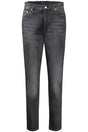 CALVIN KLEIN WOMEN'S BLACK DENIM JEANS
