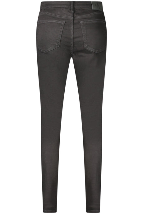 CALVIN KLEIN WOMEN'S BLACK DENIM JEANS