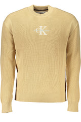CALVIN KLEIN MEN'S BEIGE SWEATER