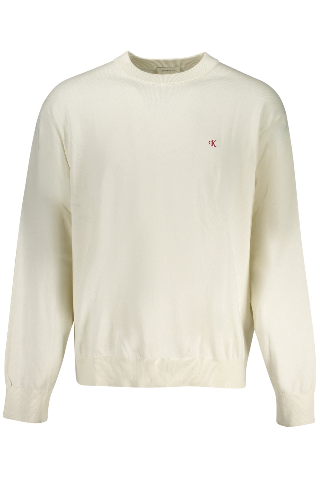 CALVIN KLEIN MEN'S WHITE SWEATER