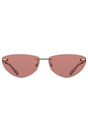 CALVIN KLEIN WOMEN'S SUNGLASSES PINK