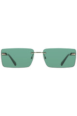 CALVIN KLEIN WOMEN'S SUNGLASSES GREEN
