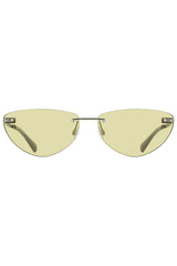 CALVIN KLEIN WOMEN'S SUNGLASSES GREEN