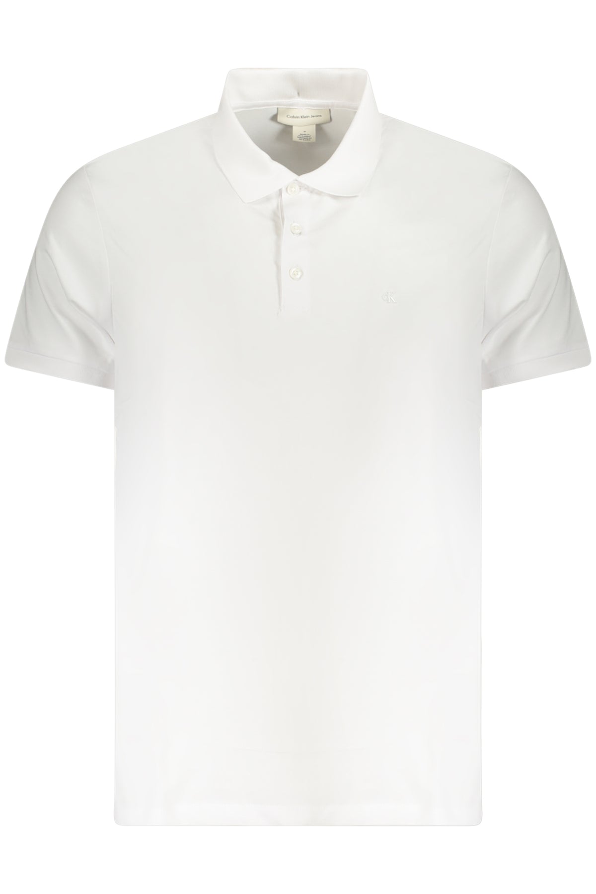CALVIN KLEIN MEN'S SHORT SLEEVE POLO WHITE