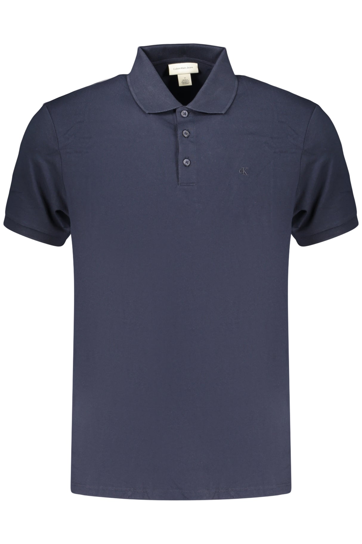 CALVIN KLEIN MEN'S SHORT-SLEEVE POLO SHIRT, BLUE