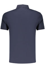 CALVIN KLEIN MEN'S SHORT-SLEEVE POLO SHIRT, BLUE