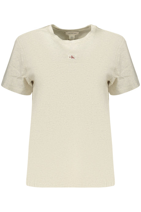 CALVIN KLEIN WOMEN'S SHORT-SLEEVE T-SHIRT GREY