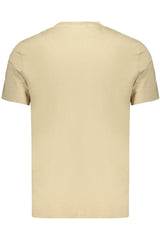 CALVIN KLEIN MEN'S SHORT-SLEEVE T-SHIRT BEIGE
