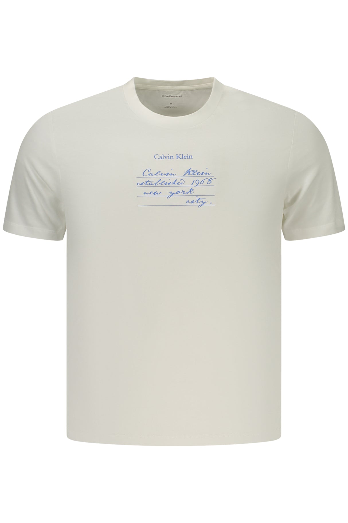 CALVIN KLEIN MEN'S SHORT-SLEEVE T-SHIRT WHITE