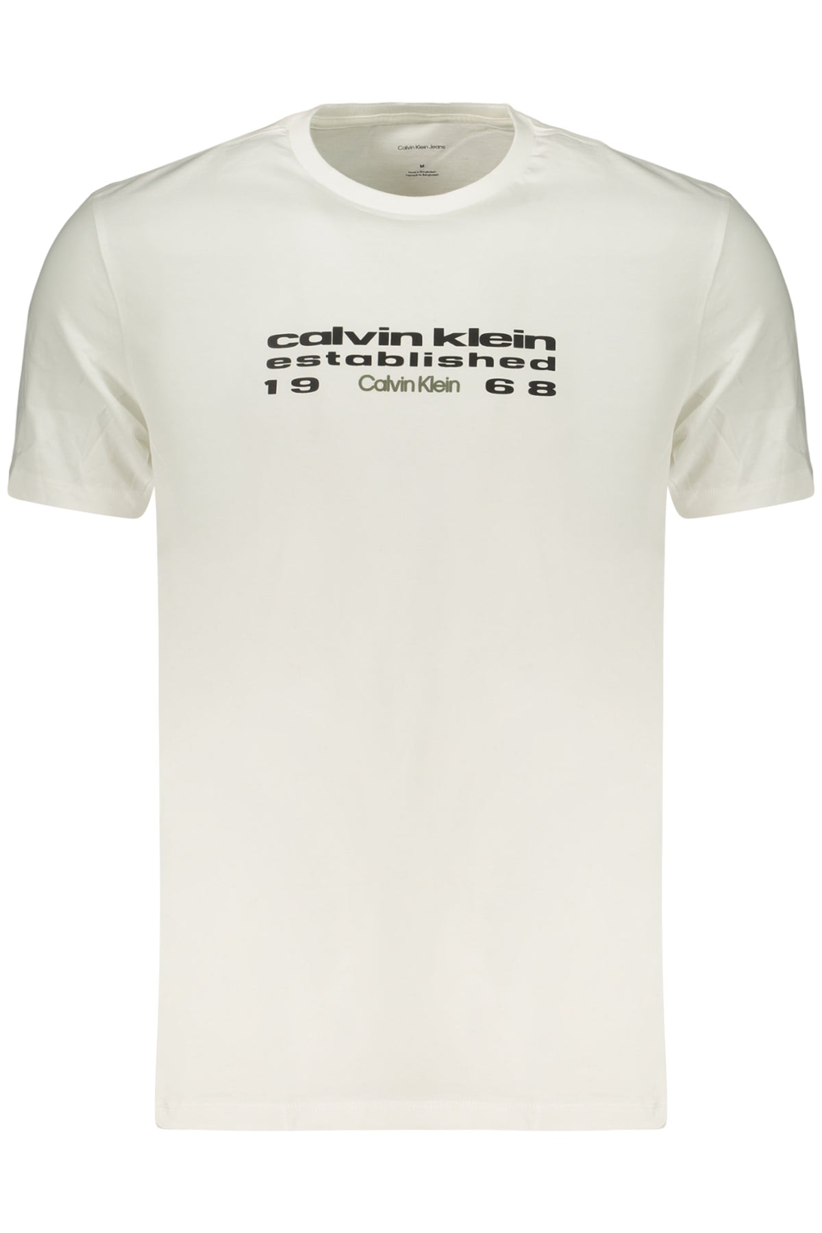 CALVIN KLEIN MEN'S SHORT-SLEEVE T-SHIRT WHITE