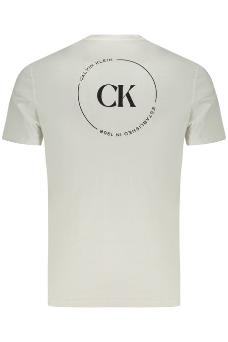 CALVIN KLEIN MEN'S SHORT-SLEEVE T-SHIRT WHITE