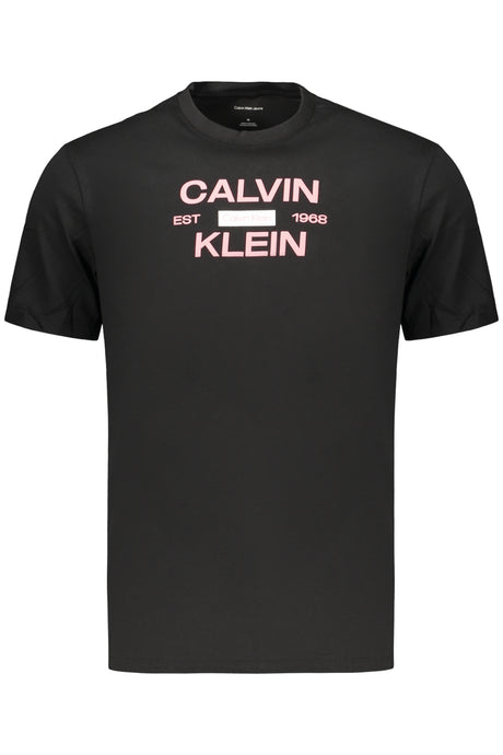 CALVIN KLEIN MEN'S SHORT-SLEEVE T-SHIRT BLACK