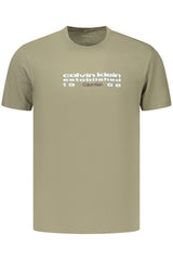CALVIN KLEIN MEN'S SHORT-SLEEVED T-SHIRT GREEN
