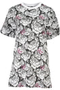 CAVALLI CLASS SHORT DRESS WOMEN WHITE