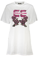 CAVALLI CLASS SHORT DRESS WOMEN WHITE