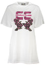 CAVALLI CLASS SHORT DRESS WOMEN WHITE