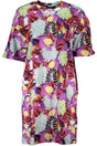 CAVALLI CLASS WOMEN'S SHORT DRESS PURPLE