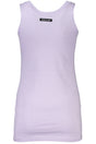 CAVALLI CLASS PURPLE WOMEN'S TANK TOP