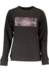 CAVALLI CLASS WOMEN'S ZIPLESS SWEATSHIRT BLACK