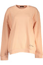 CAVALLI CLASS WOMEN'S PINK SWEATSHIRT WITHOUT ZIP