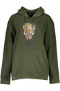 CAVALLI CLASS WOMEN'S ZIPLESS SWEATSHIRT GREEN
