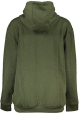 CAVALLI CLASS WOMEN'S ZIPLESS SWEATSHIRT GREEN
