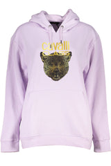 CAVALLI CLASS WOMEN'S SWEATSHIRT WITHOUT ZIP PURPLE