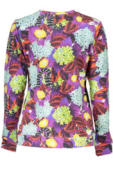 CAVALLI CLASS WOMEN'S SWEATSHIRT WITHOUT ZIP PURPLE
