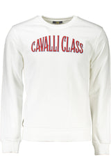 CAVALLI CLASS SWEATSHIRT WITHOUT ZIP MAN WHITE