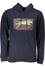 CAVALLI CLASS MEN'S BLUE ZIPLESS SWEATSHIRT
