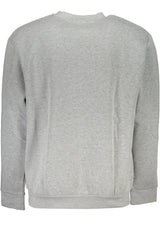 CAVALLI CLASS MEN'S GRAY ZIPLESS SWEATSHIRT