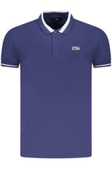 CAVALLI CLASS POLO SHORT SLEEVE MEN BLUE