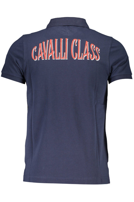 CAVALLI CLASS POLO SHORT SLEEVE MAN BLUE