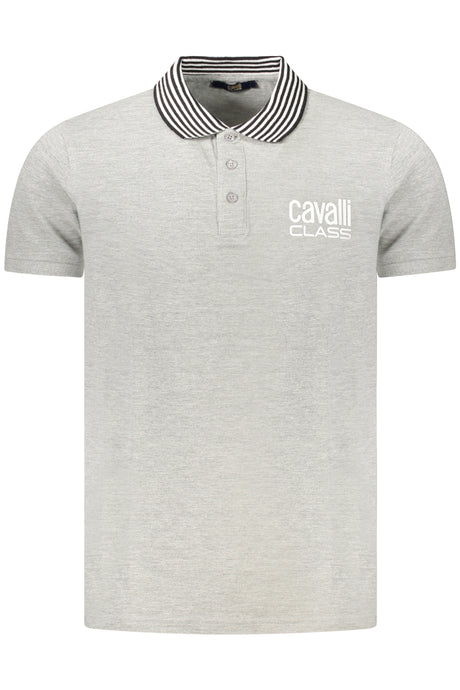 CAVALLI CLASS POLO SHORT SLEEVES MEN GREY