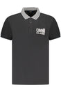 CAVALLI CLASS POLO SHORT SLEEVE MEN BLACK