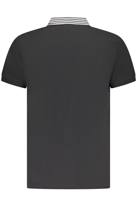 CAVALLI CLASS POLO SHORT SLEEVE MEN BLACK