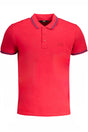 CAVALLI CLASS MEN'S SHORT SLEEVED POLO SHIRT RED