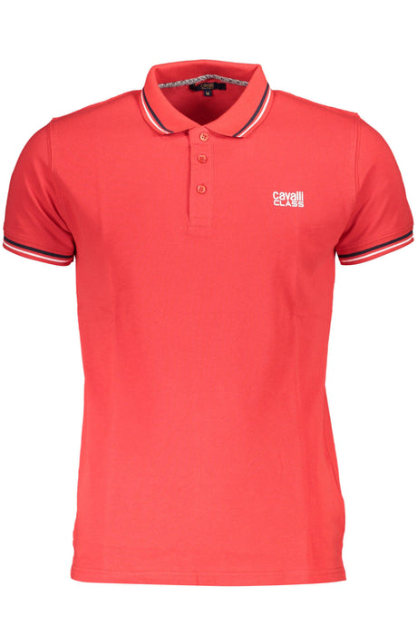CAVALLI CLASS POLO SHORT SLEEVES MEN RED
