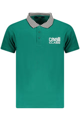 CAVALLI CLASS POLO SHORT SLEEVES MEN GREEN