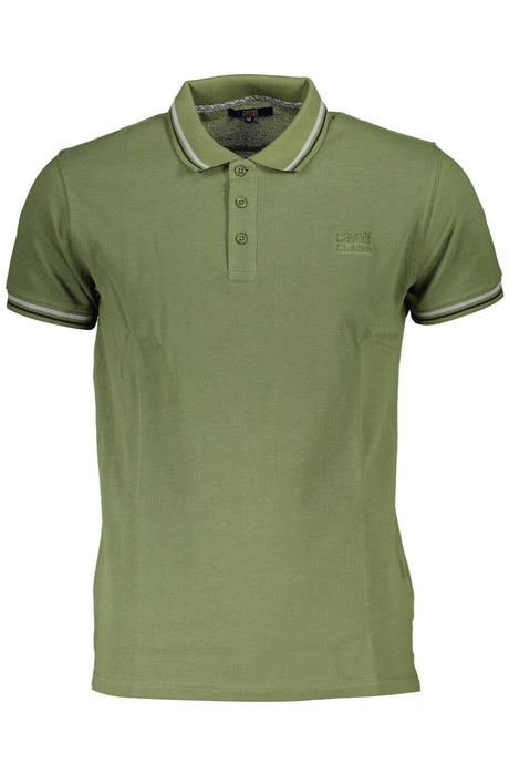 CAVALLI CLASS POLO SHORT SLEEVES MEN GREEN